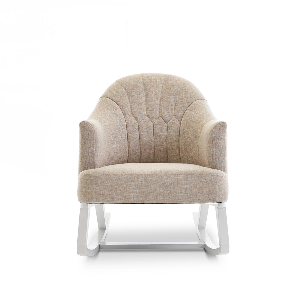 Obaby Round Back Nursing Rocking Chair - Oatmeal