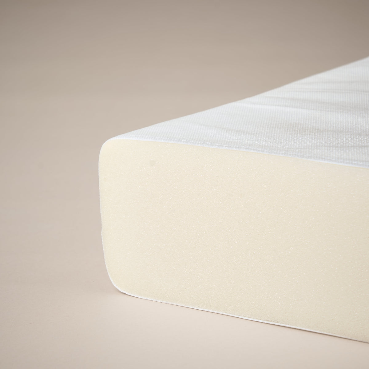 Obaby space saver cot foam mattress measuring 100 × 50 × 10cm with removable washable cover