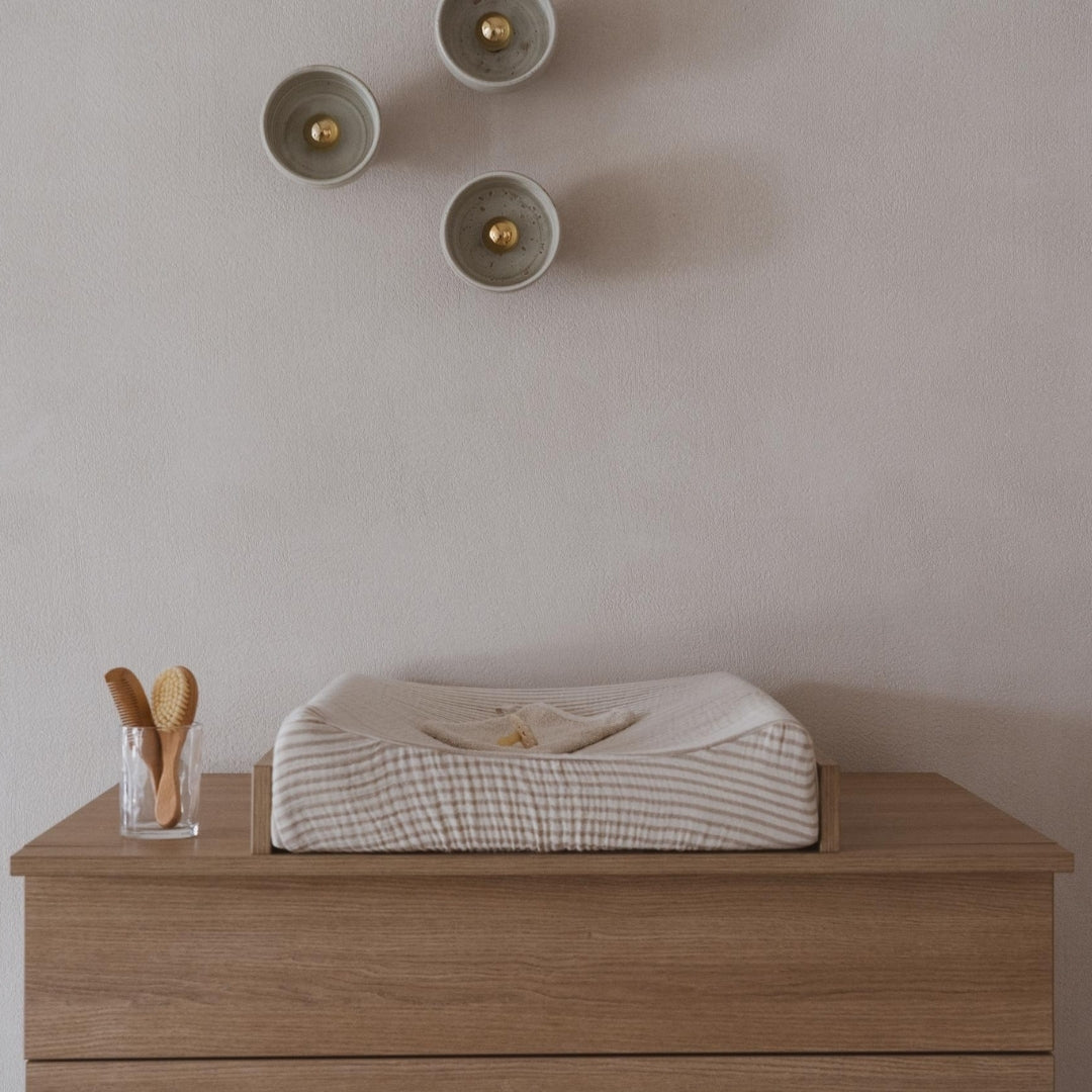 Quax Ashi Chest Baby Changing Extension Chestnut Honey Ash