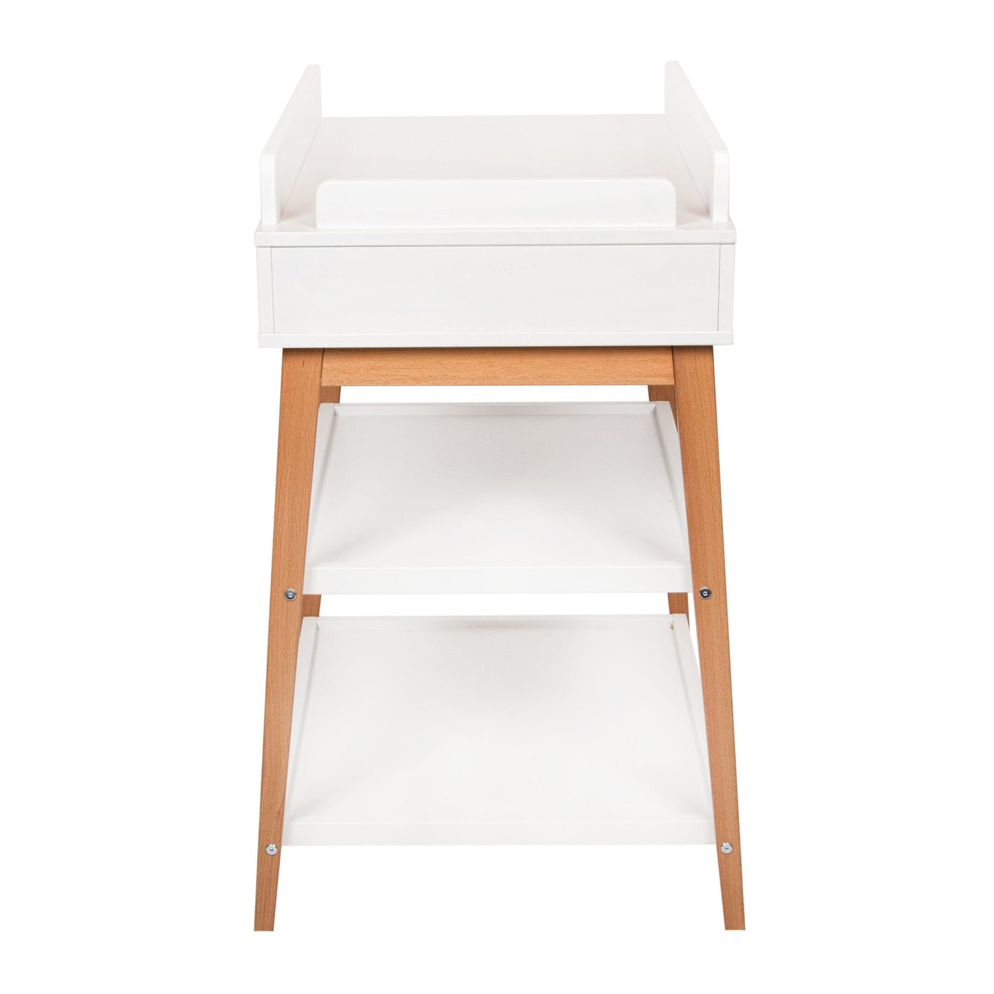 Quax Hip Baby Changing Table with Drawer White Natural
