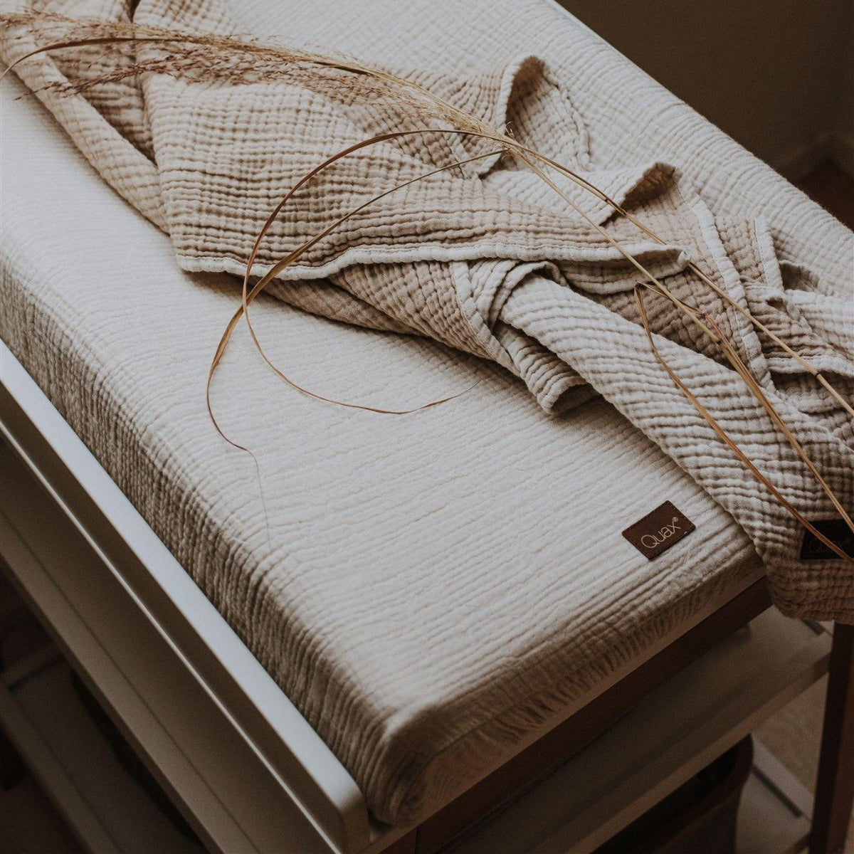 Quax XL Muslin Cotton Baby Blanket - Clay