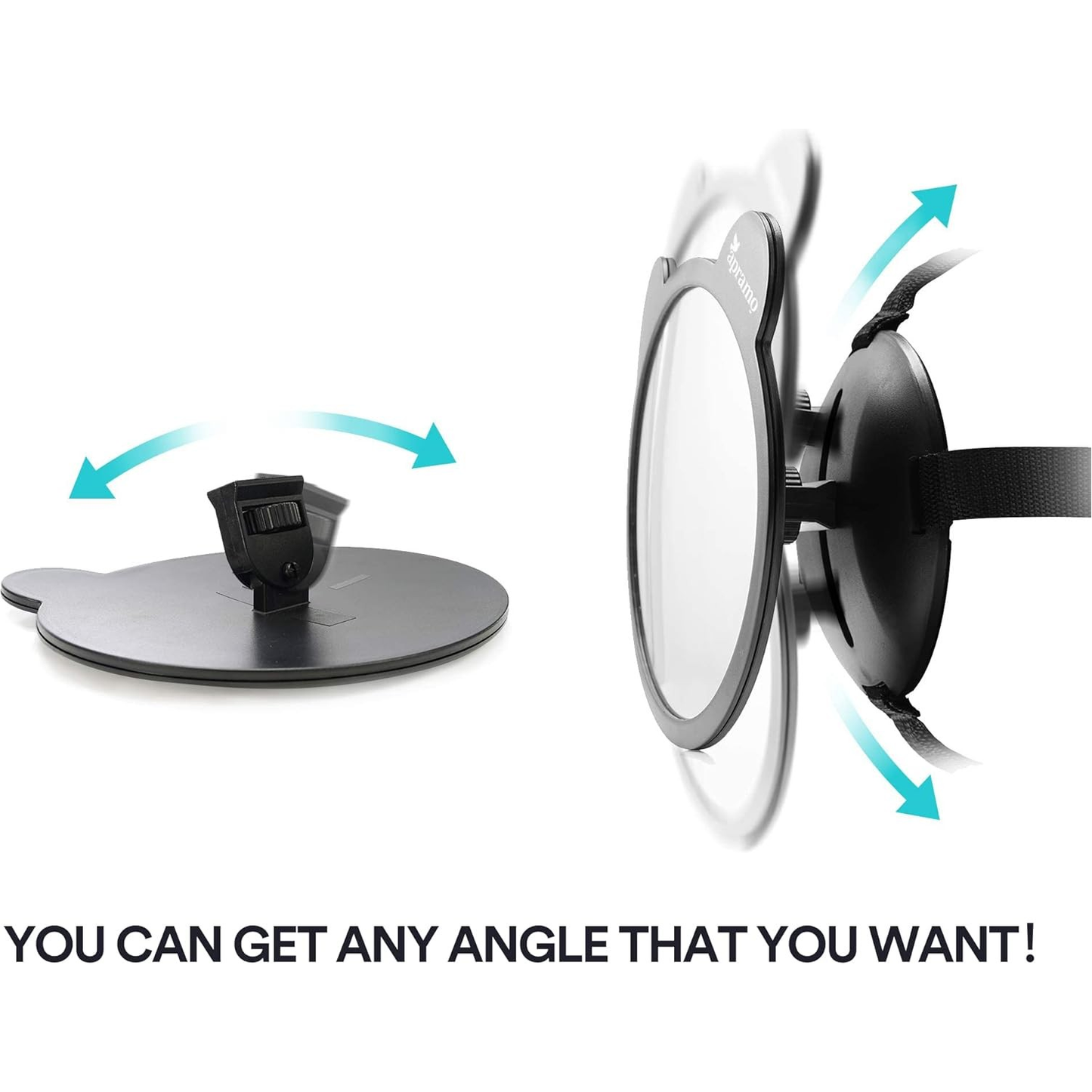 apramo baby car mirror with ears