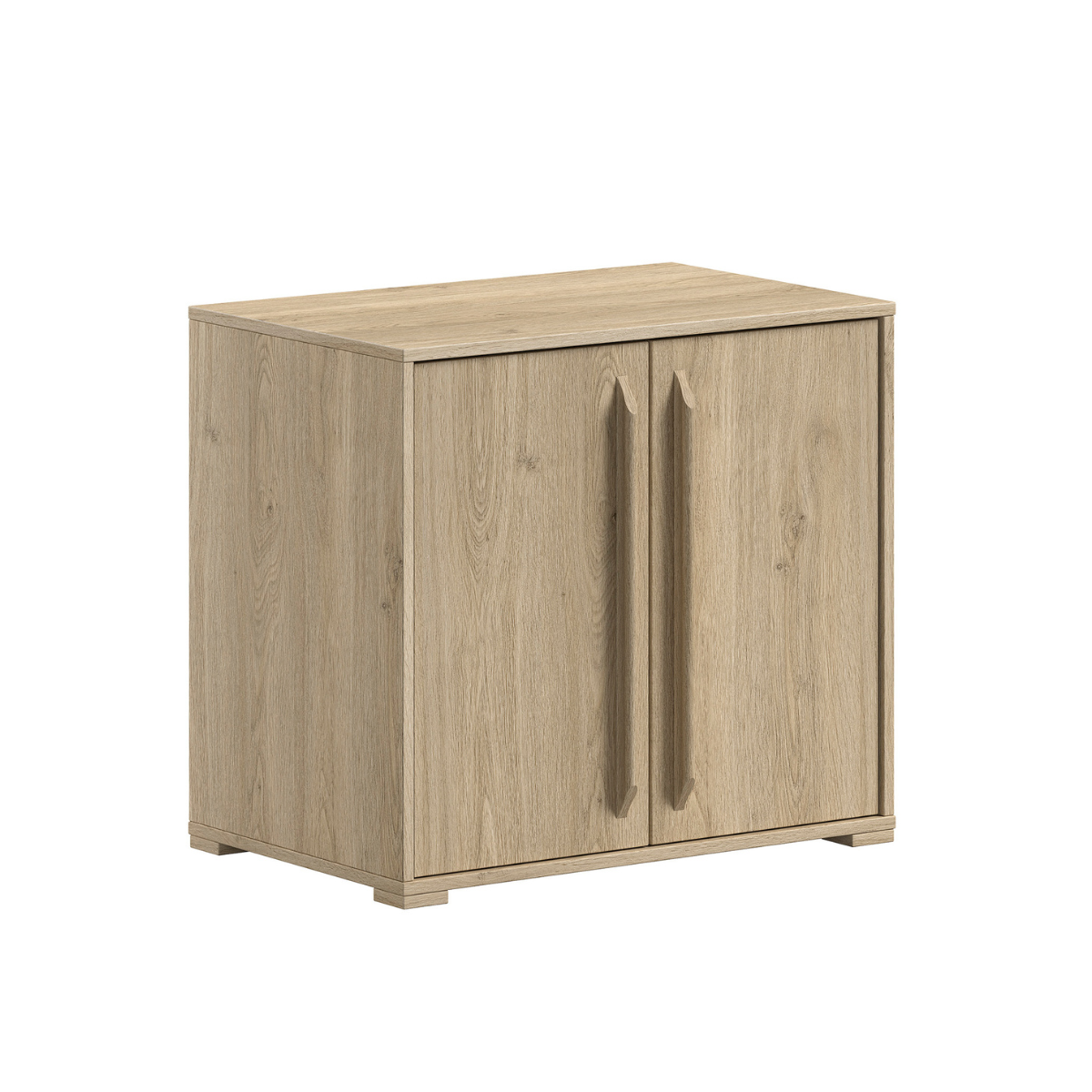 VIPACK SAM European mid sleeper 90 X 200 cm oak with storage drawers & shelving unit