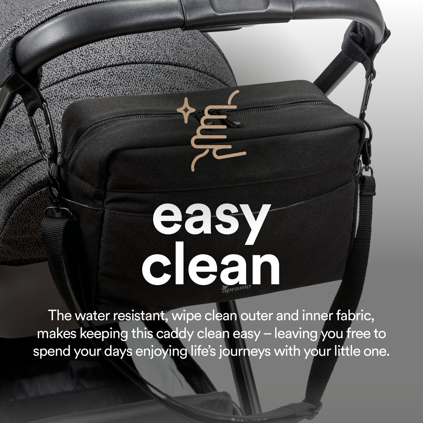 apramo modül universal stroller caddy