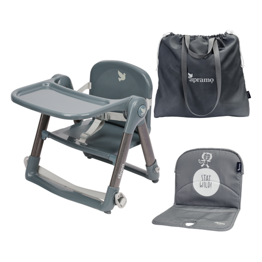 apramo flippa rockstar dining booster lunar shine