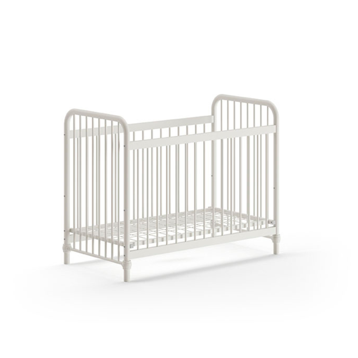 VIPACK JAXX BRONXX industrial metal Cot 120 x 60cm matt white