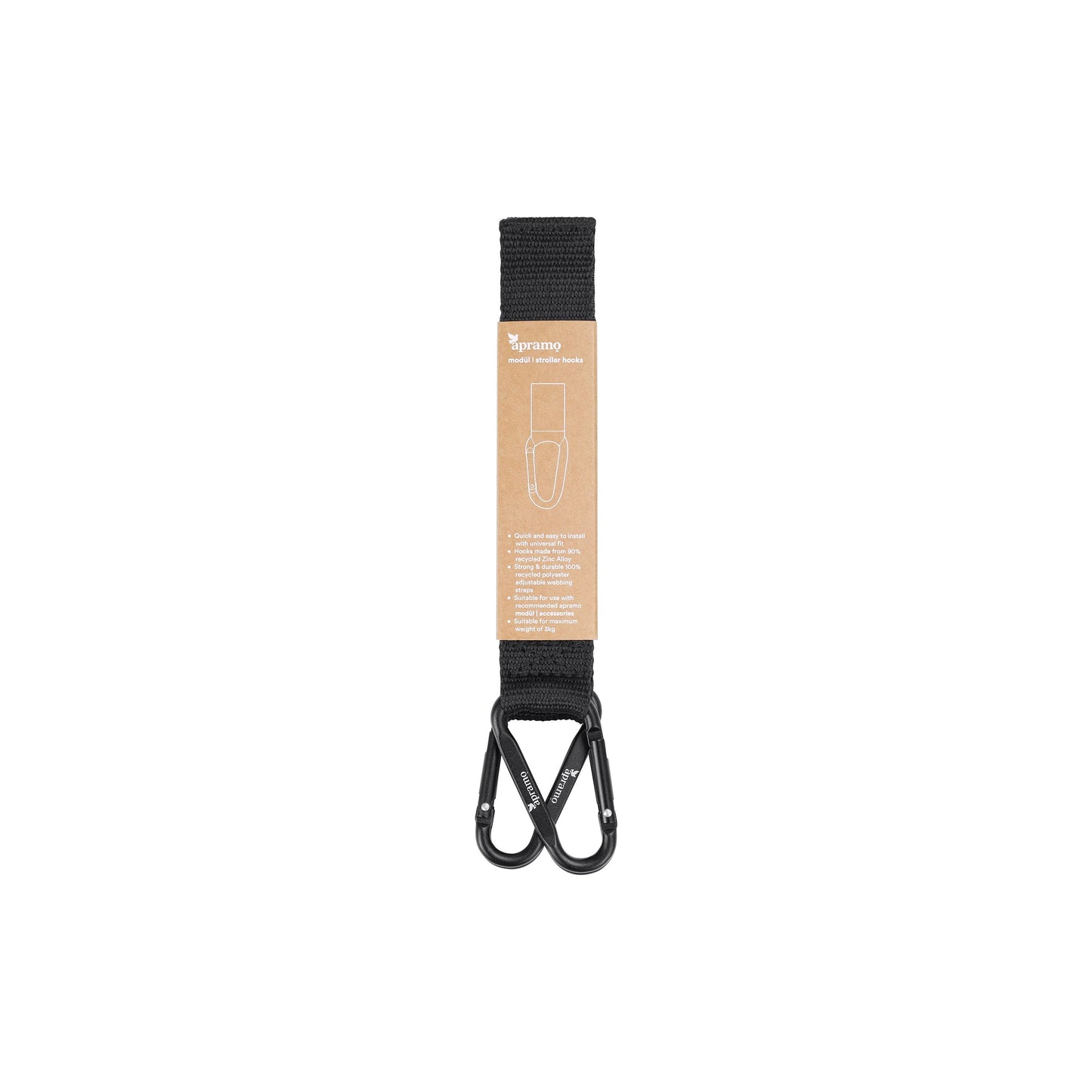 apramo modül universal stroller hooks (Pack of 4)
