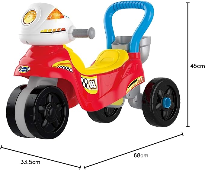 VTech 3-in-1 Ride with Me Motorbike Interactive Toy with Music