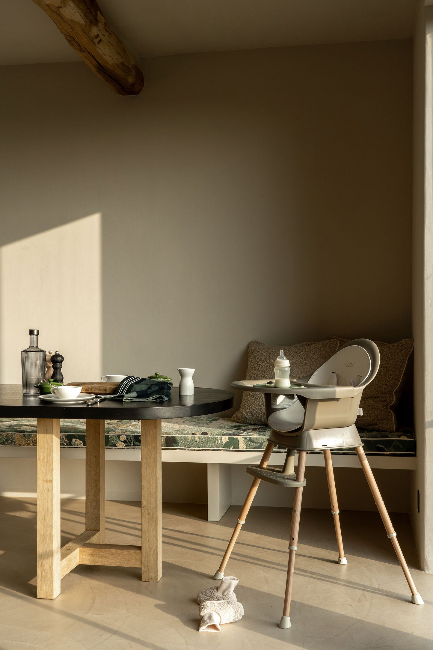 Quax Ultimo 3 Luxe Highchair Thyme Natural