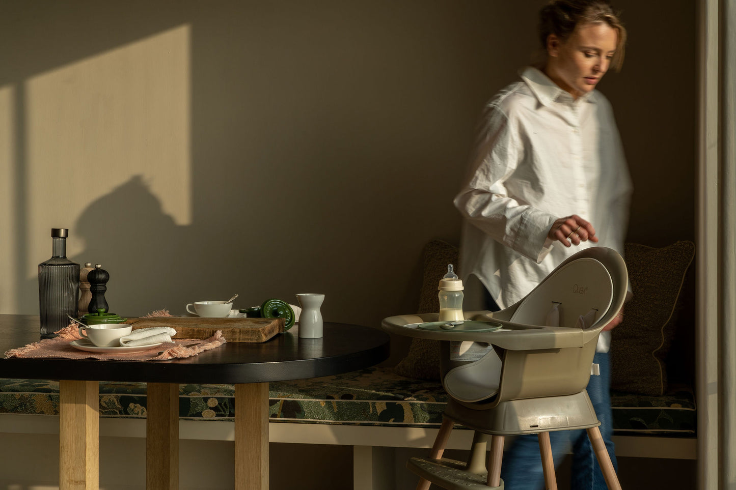 Quax Ultimo 3 Luxe Highchair Thyme Natural