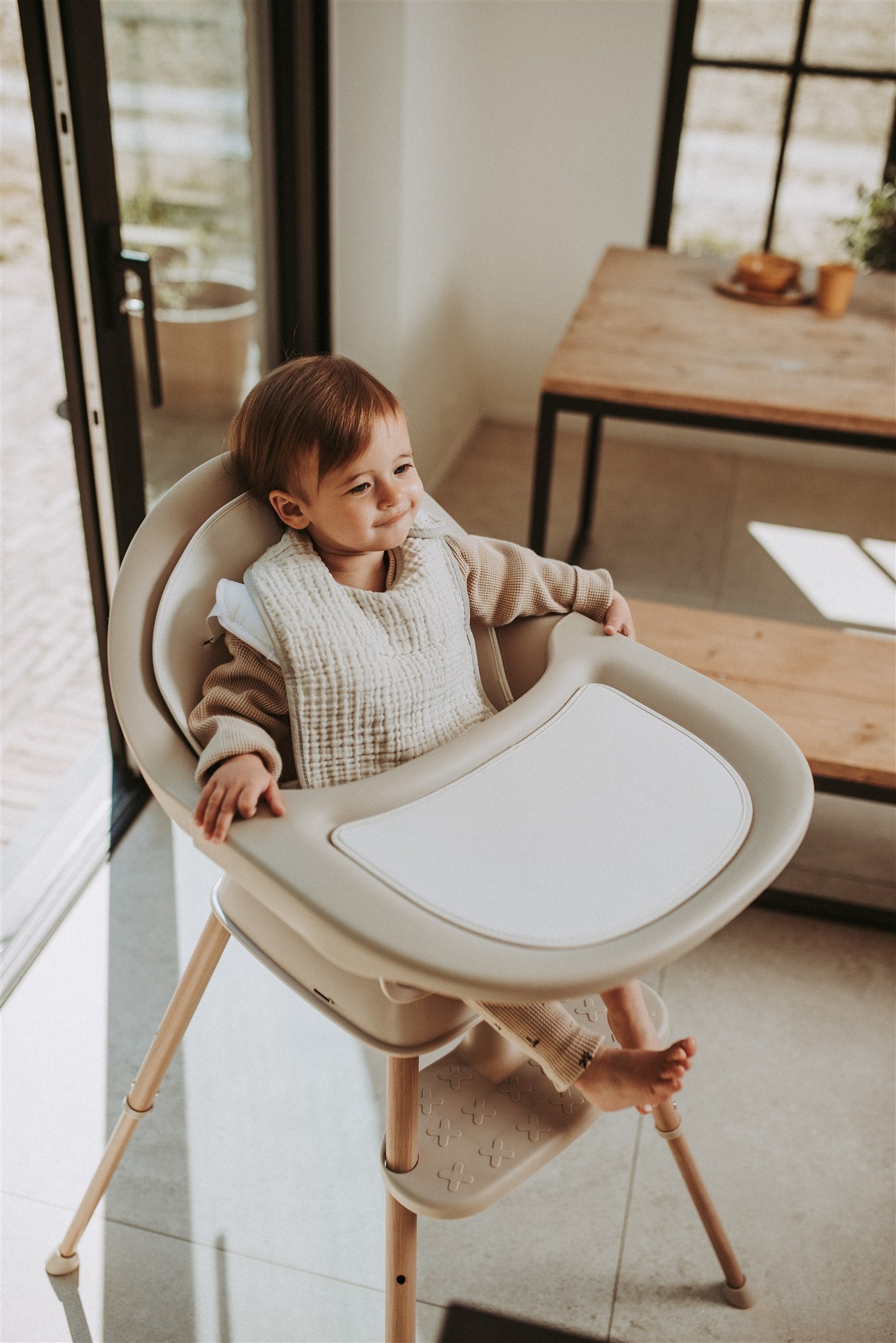Quax Ultimo 3 Luxe Highchair Clay Natural