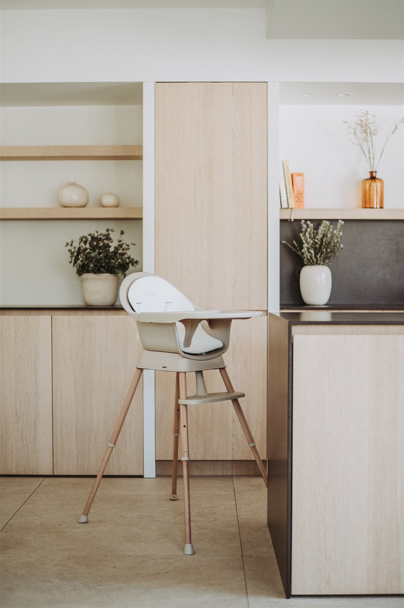Quax Ultimo 3 Luxe Highchair Clay Natural