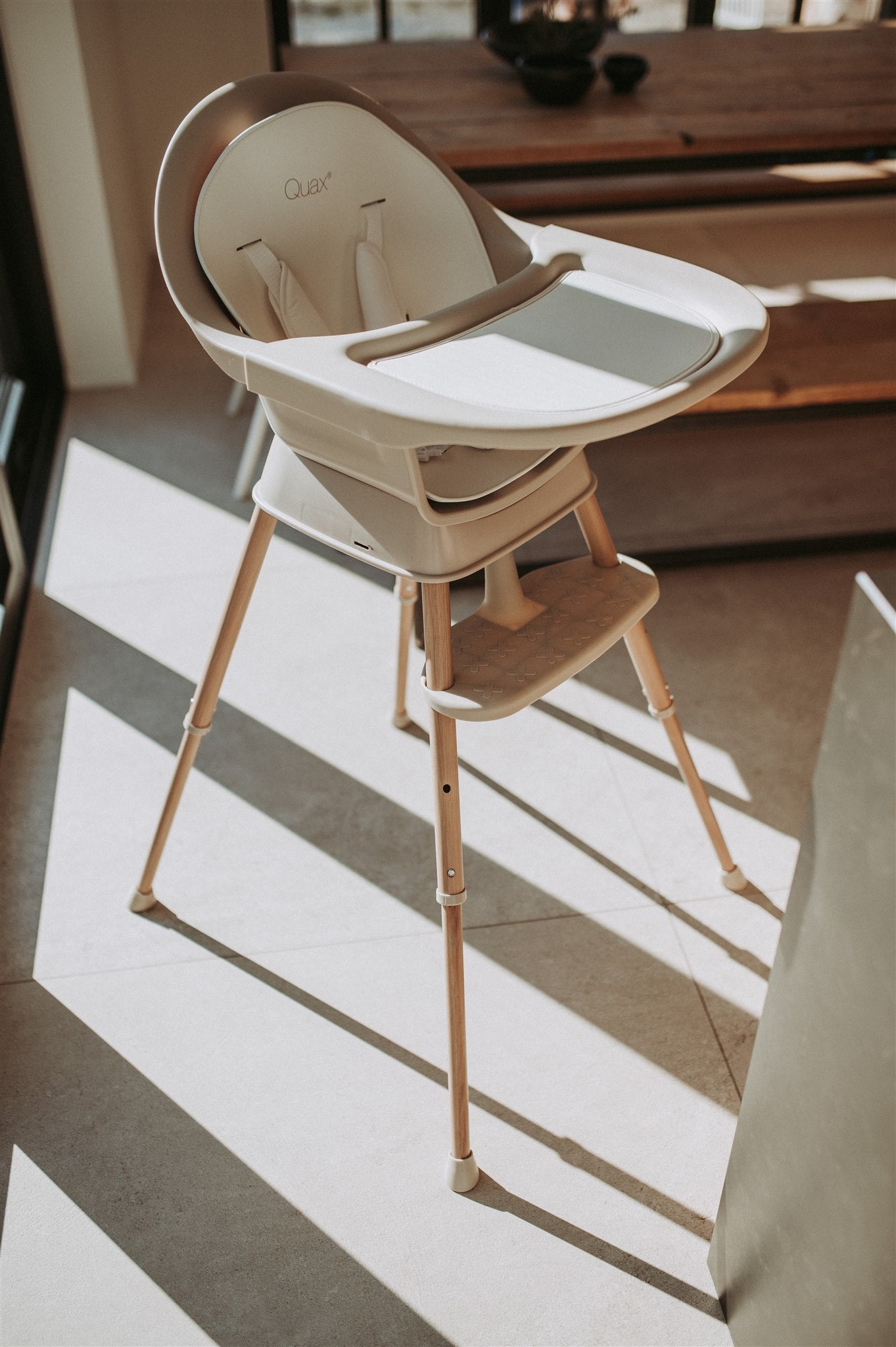 Quax Ultimo 3 Luxe Highchair Clay Natural