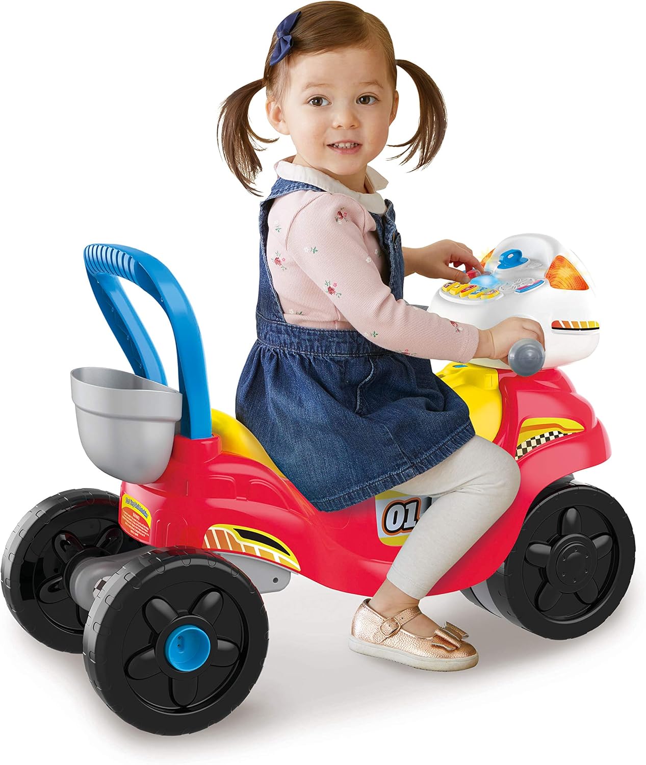 VTech 3-in-1 Ride with Me Motorbike Interactive Toy with Music