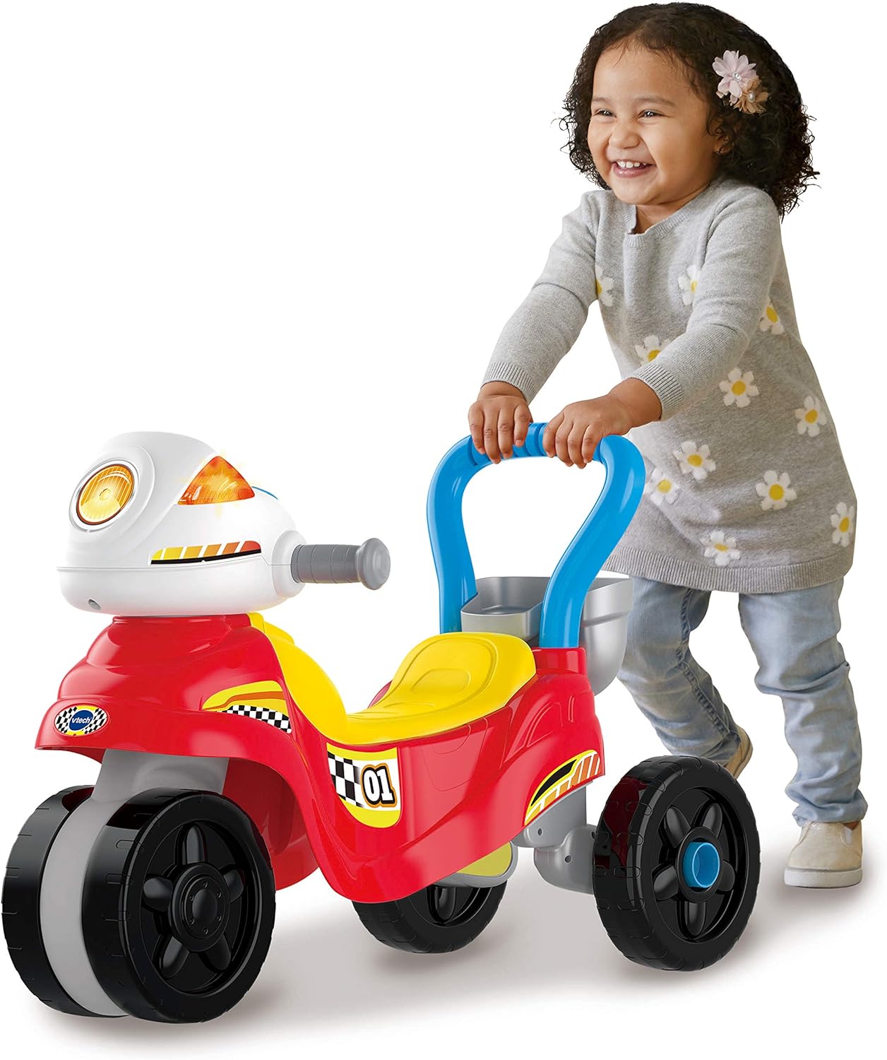 VTech 3-in-1 Ride with Me Motorbike Interactive Toy with Music