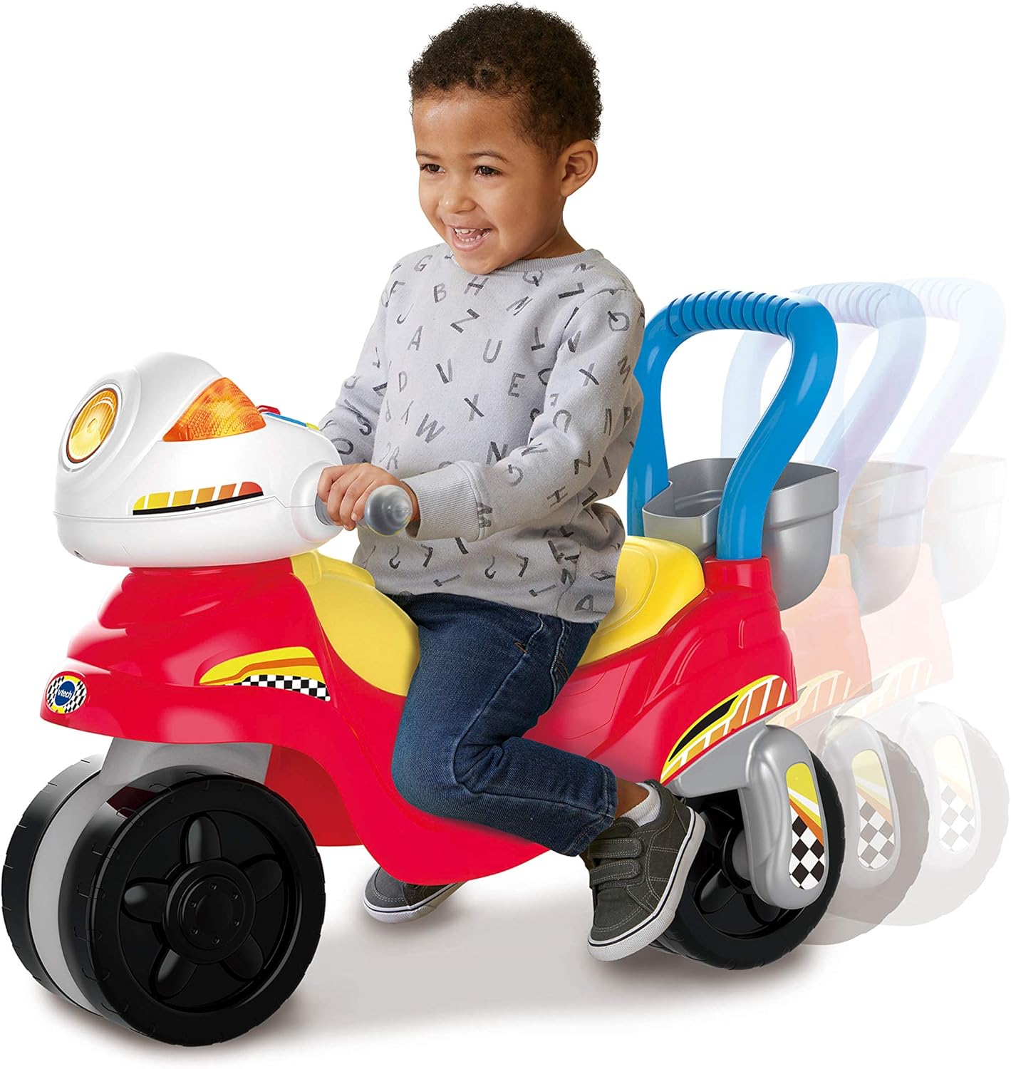VTech 3-in-1 Ride with Me Motorbike Interactive Toy with Music
