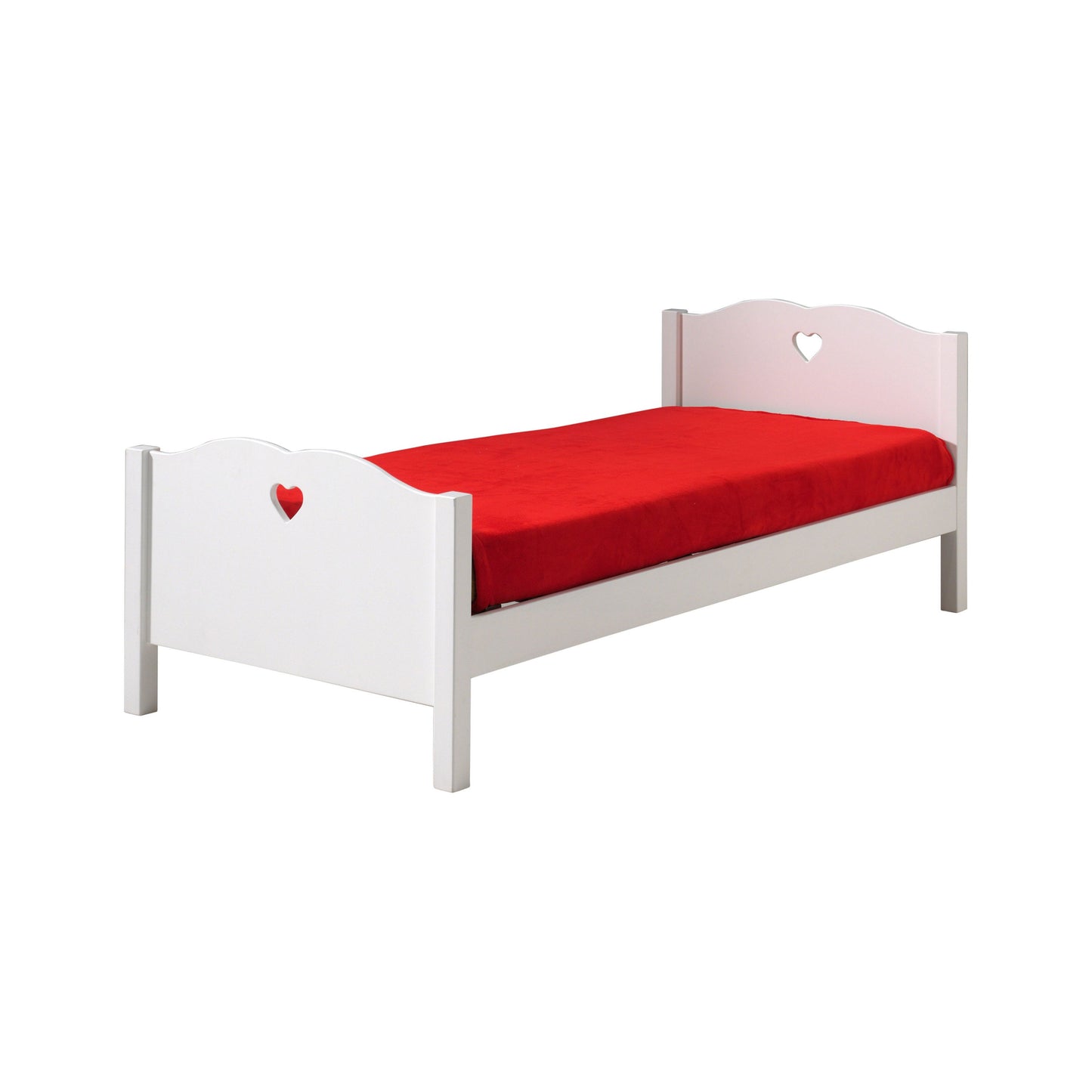 VIPACK AMORI European single bed 90 X 200cm white