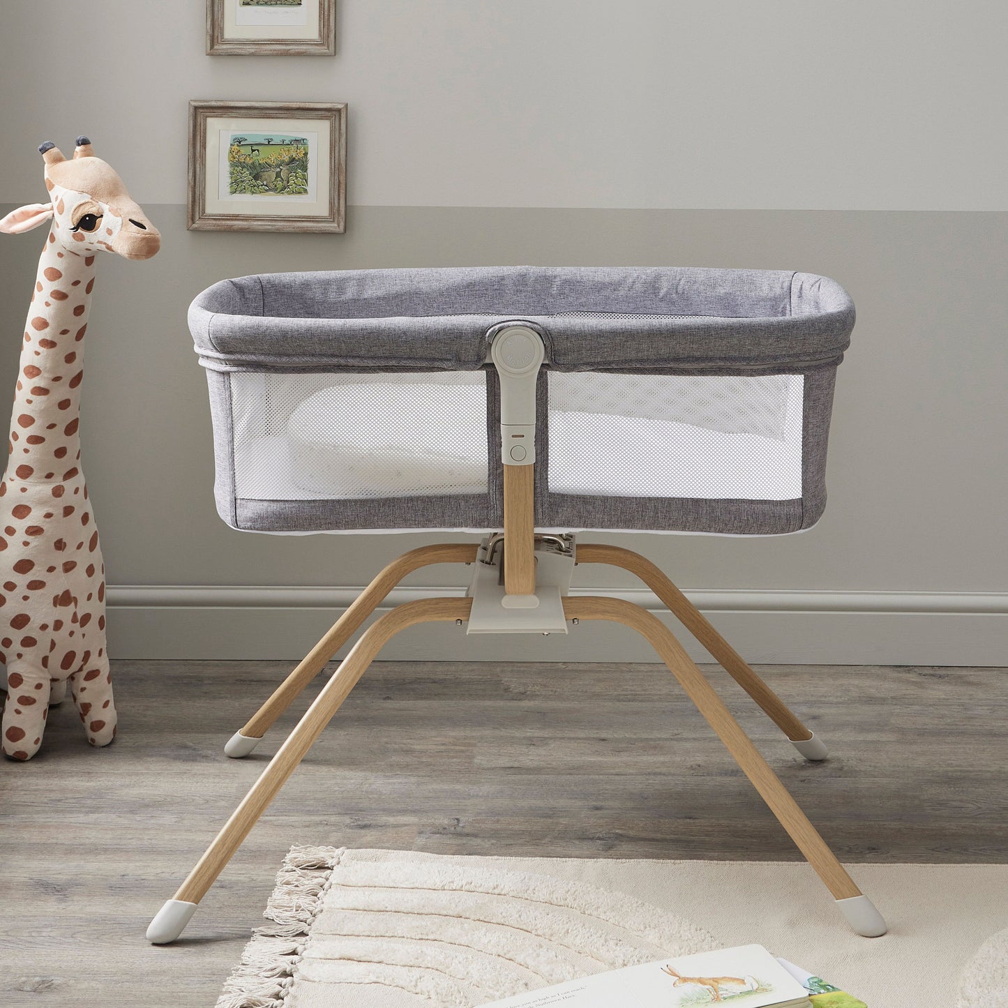 Babymore Air Motion Gliding Crib Slate