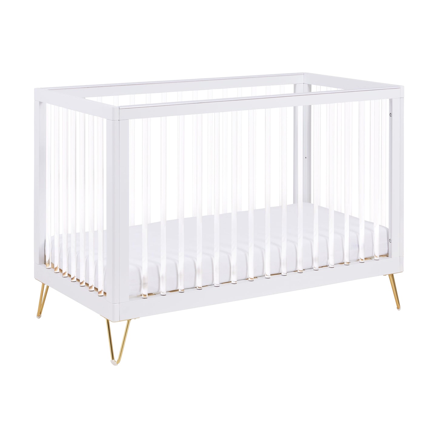 Babymore Kimi Cot Bed 120 x 60cm Acrylic