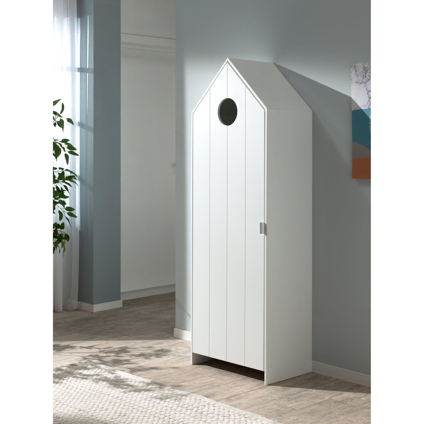 VIPACK JAXX CASAMI BEACH HOUSE wardrobe 1 door white