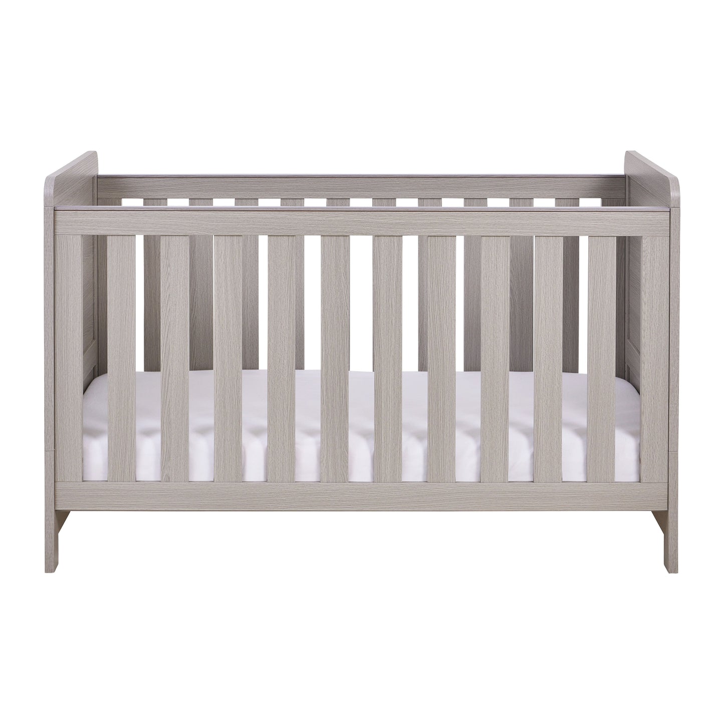 Babymore Caro Cot Bed 140 x 70cm Grey Wash