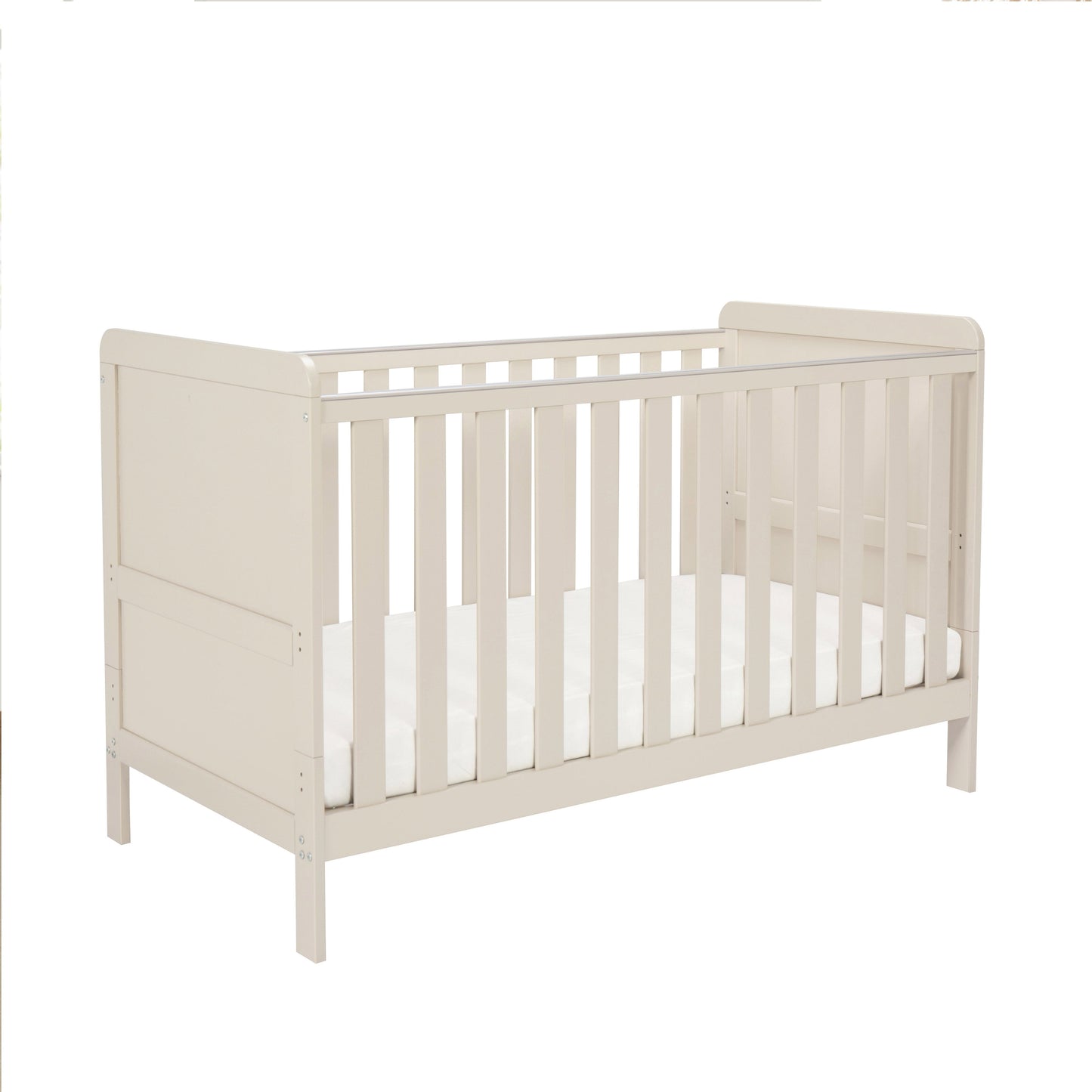 Babymore Caro Urban Cot Bed 140 x 70cm Cashmere