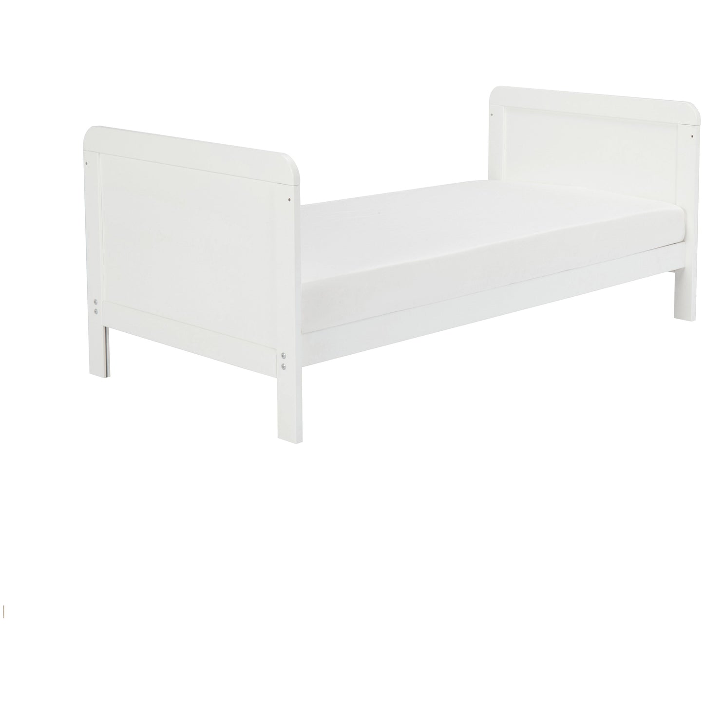 Babymore Caro Urban Cot Bed 140 x 70cm White