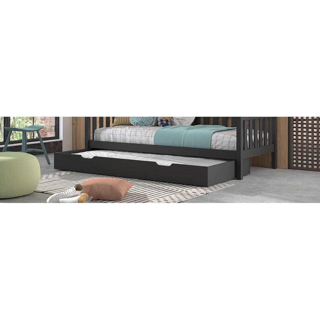 VIPACK drawer anthracite for DALLAS house bed