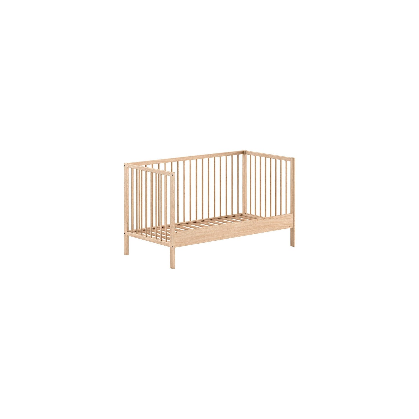VIPACK JAXX DINO cot bed 140 x 70cm & baby changing table bundle natural