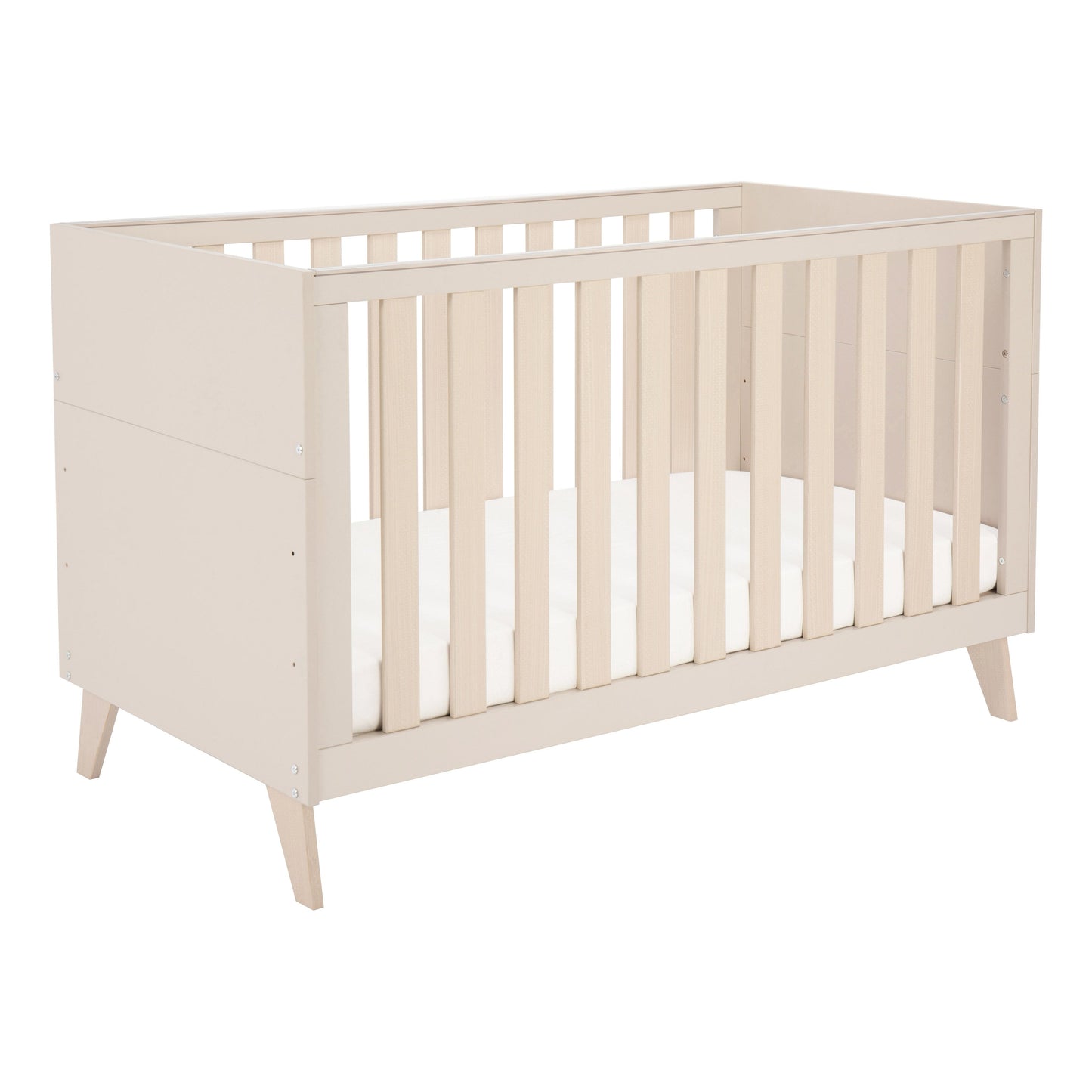 Babymore Dante Cot Bed 140 x 70 cm Cashmere