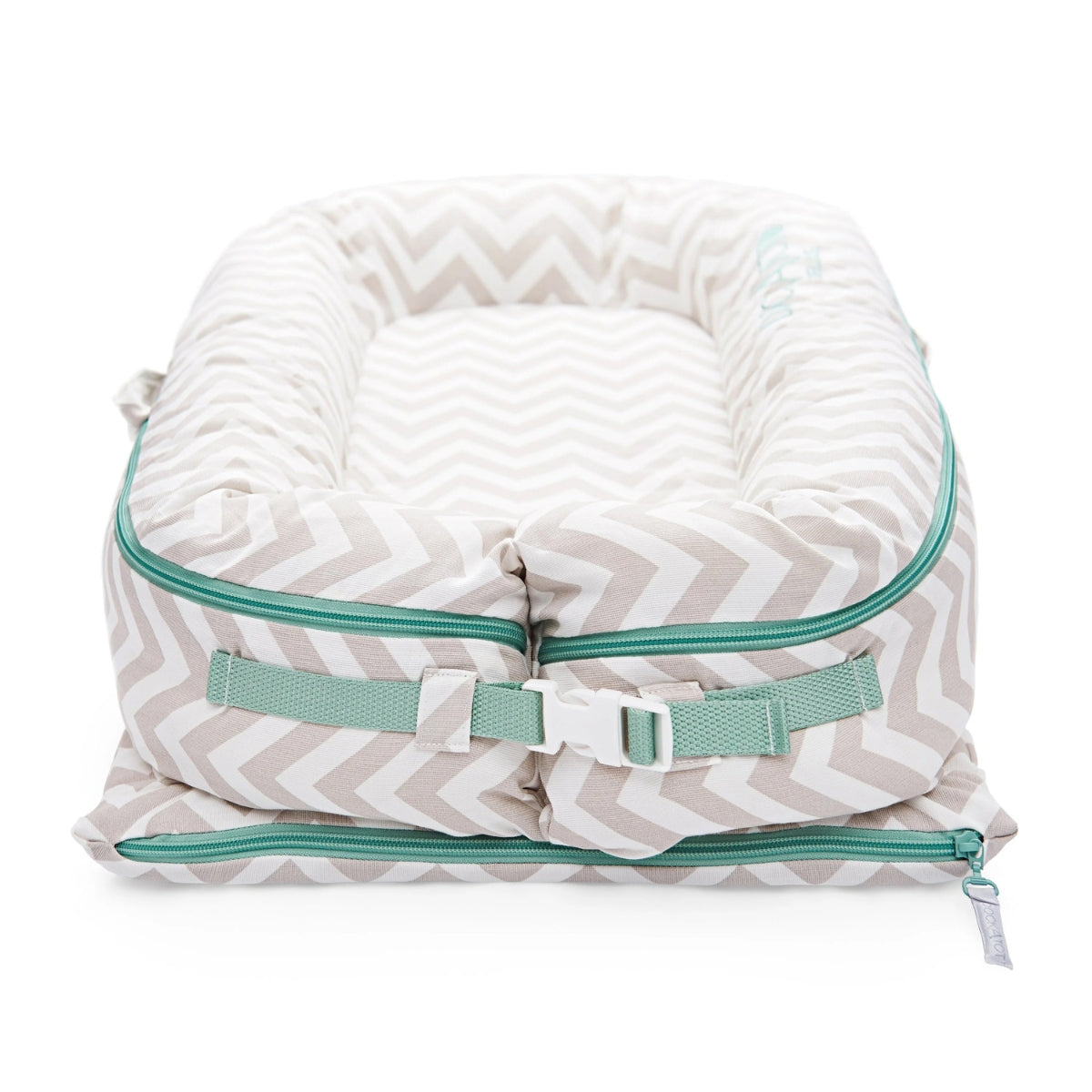 DockATot Deluxe+ Baby Dock – Silver Lining
