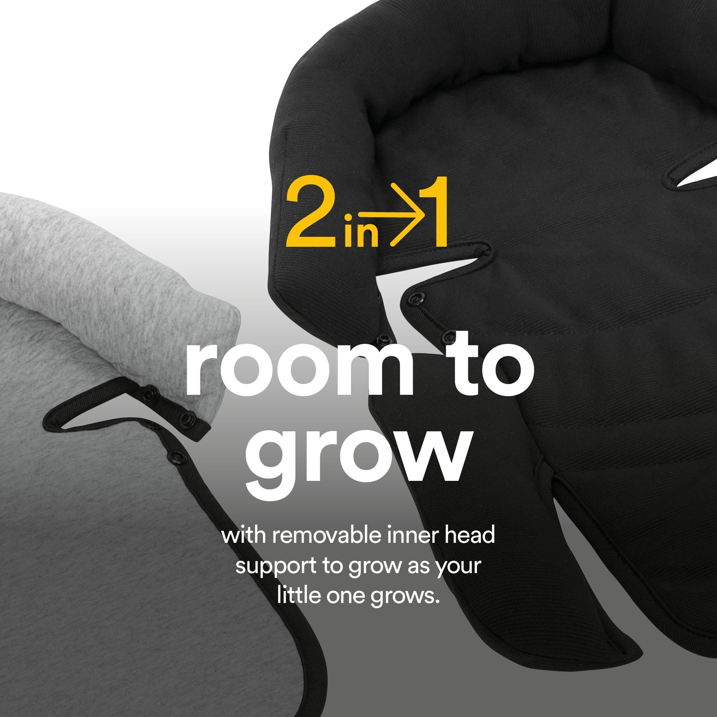 apramo universal double layer cosy snug head support