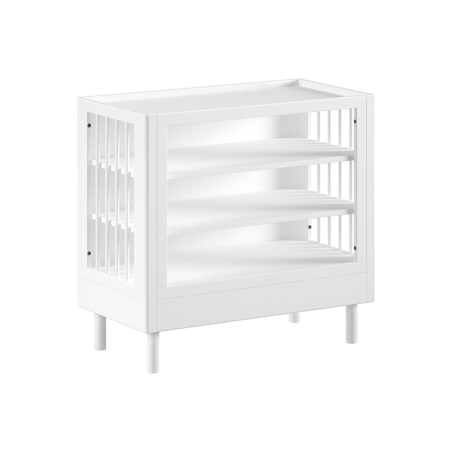 VIPACK JAXX FORREST 2 piece room set cot bed and changing table white