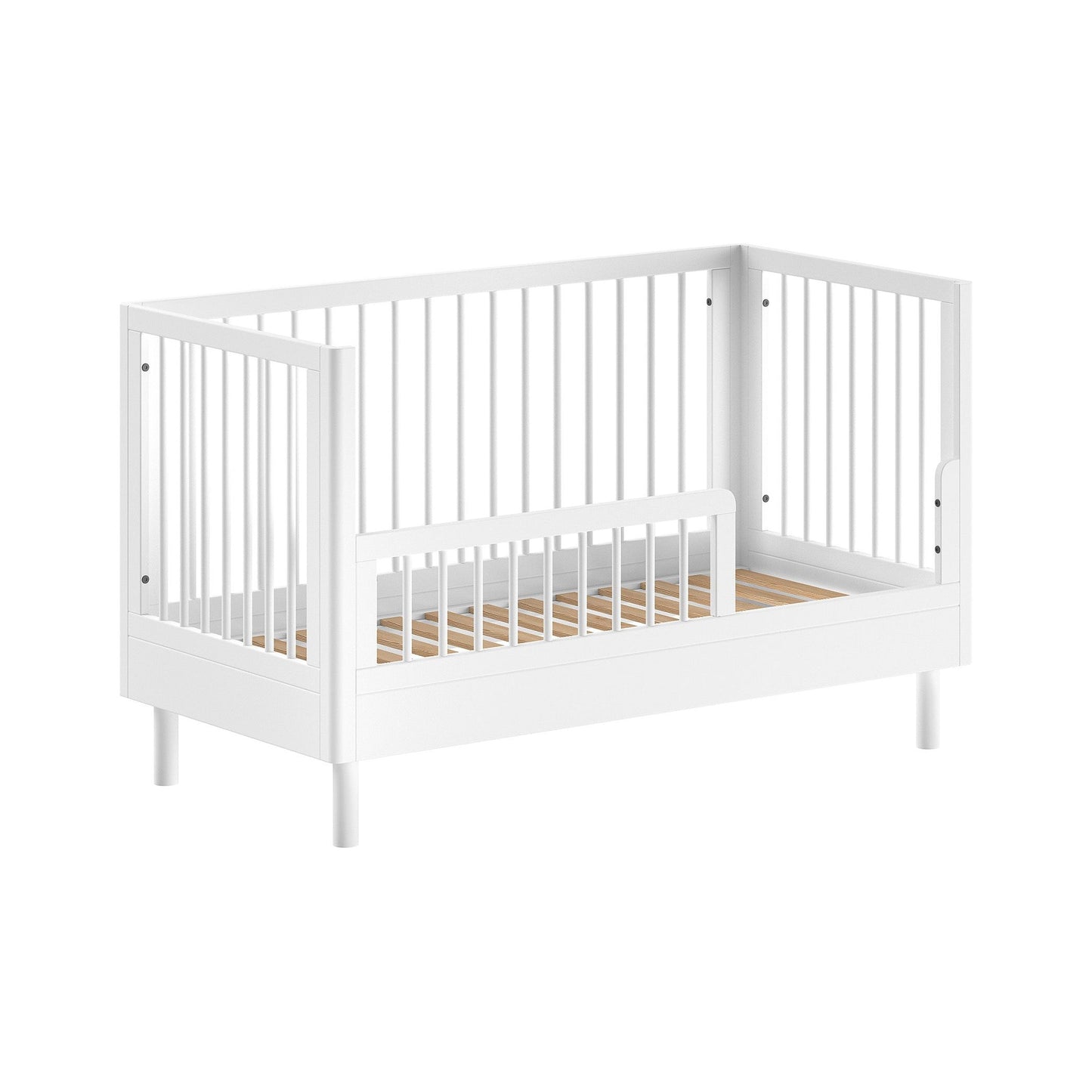 VIPACK JAXX FORREST 2 piece room set cot bed and changing table white