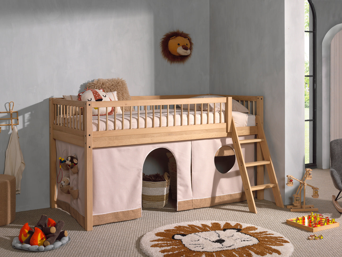 VIPACK FORREST textile set for mid sleeper bed
