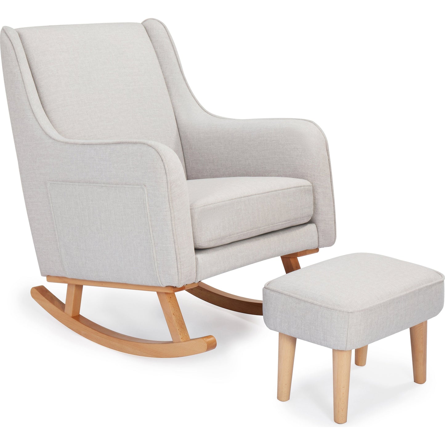 Babymore Ida Nursing Chair with Stool Cashmere