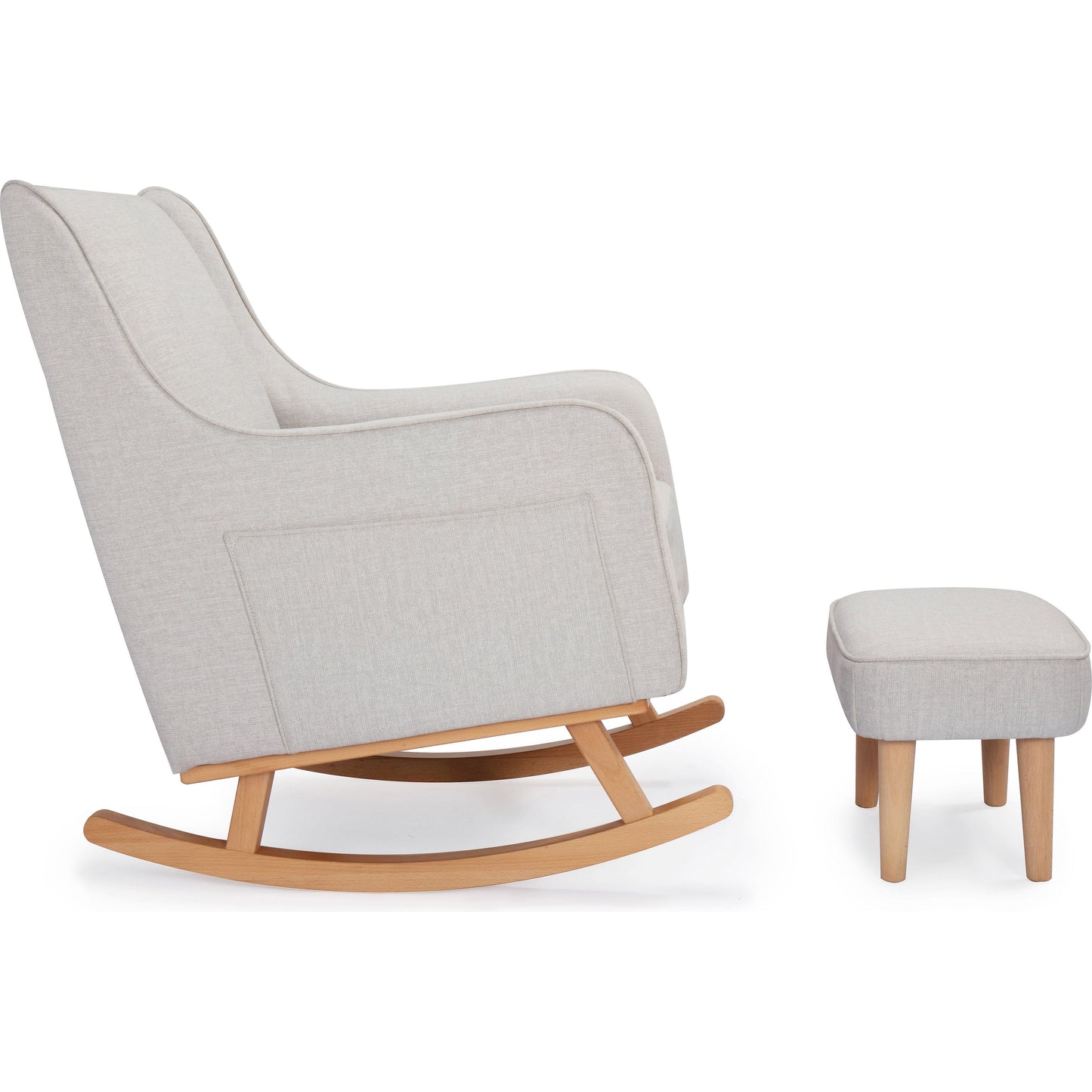 Babymore Ida Nursing Chair with Stool Cashmere