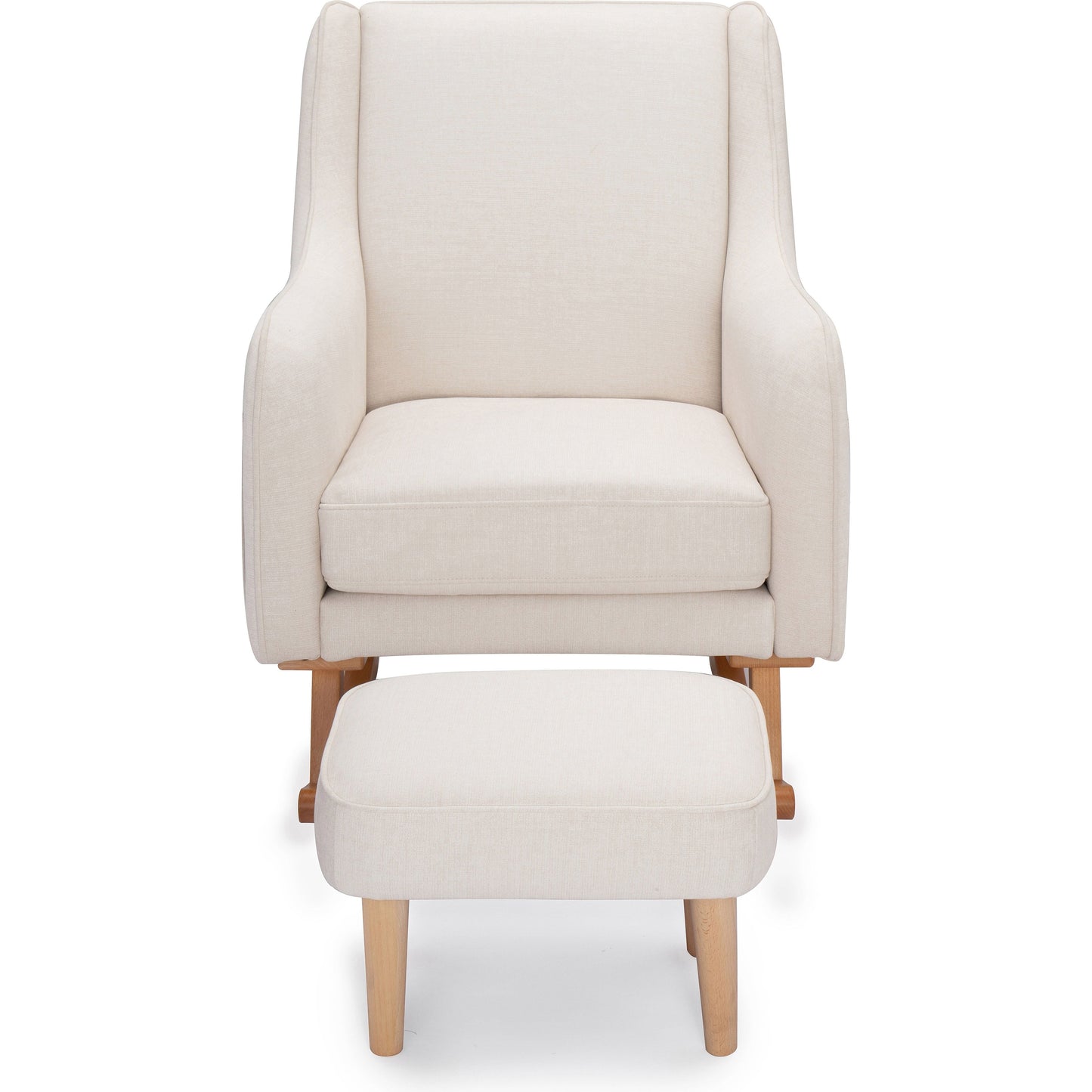 Babymore Ida Nursing Chair with Stool Ivory