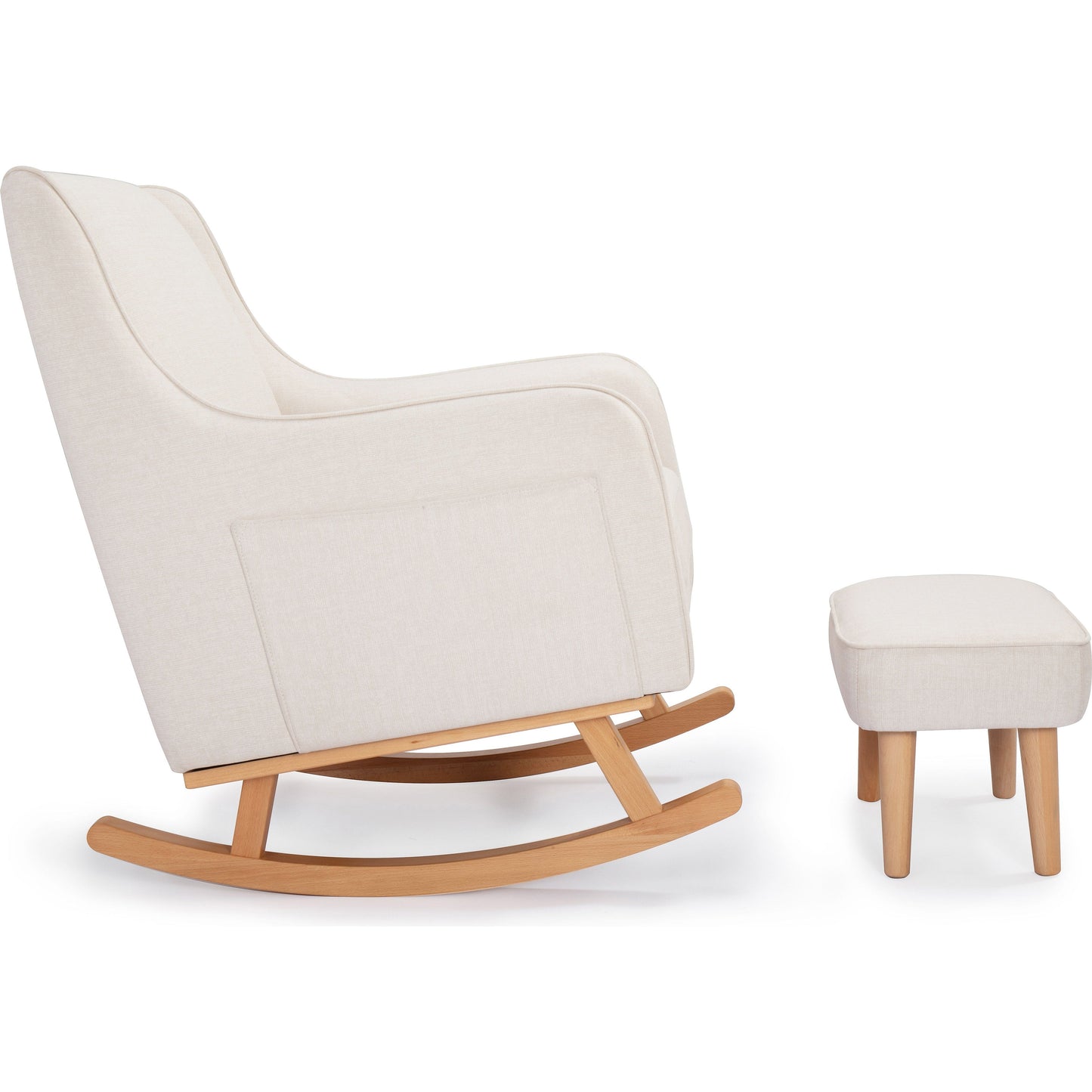 Babymore Ida Nursing Chair with Stool Ivory