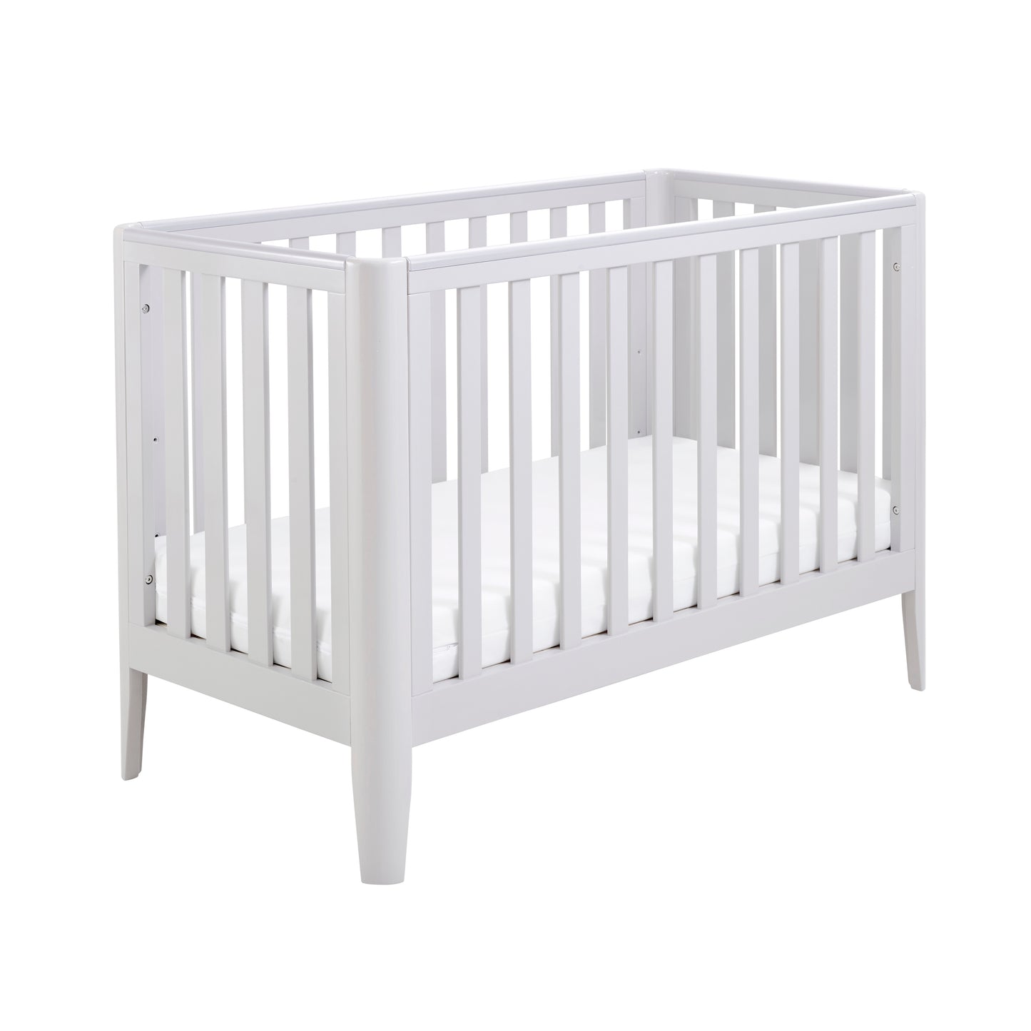 Babymore Iris Cot Bed 120 x 60cm Grey