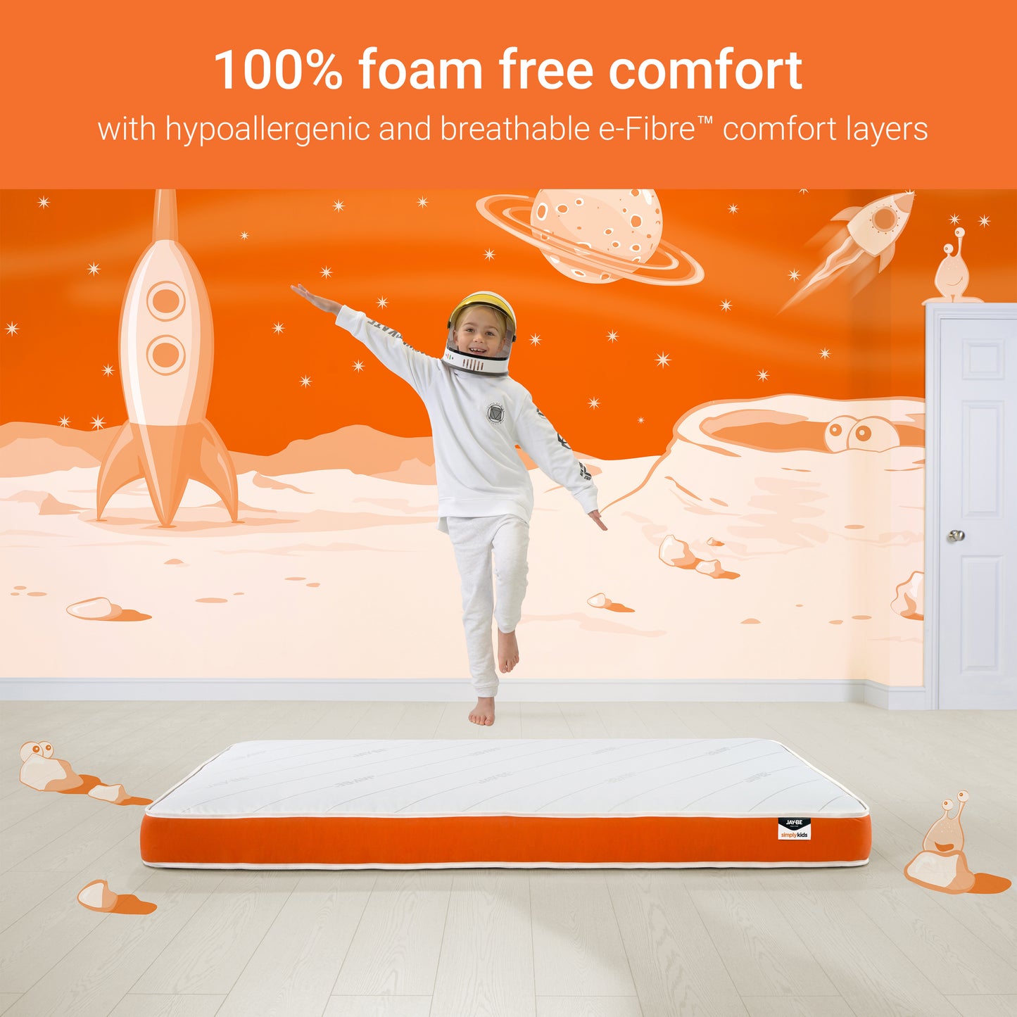 Jay-Be Simply Kids Foam Free Sprung Mattress 90 x 190cm