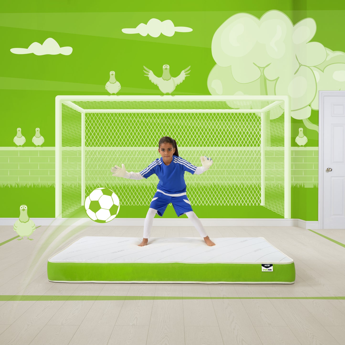 Jay-Be Simply Kids Anti-Allergy Foam Free Sprung Mattress 90 x 200cm