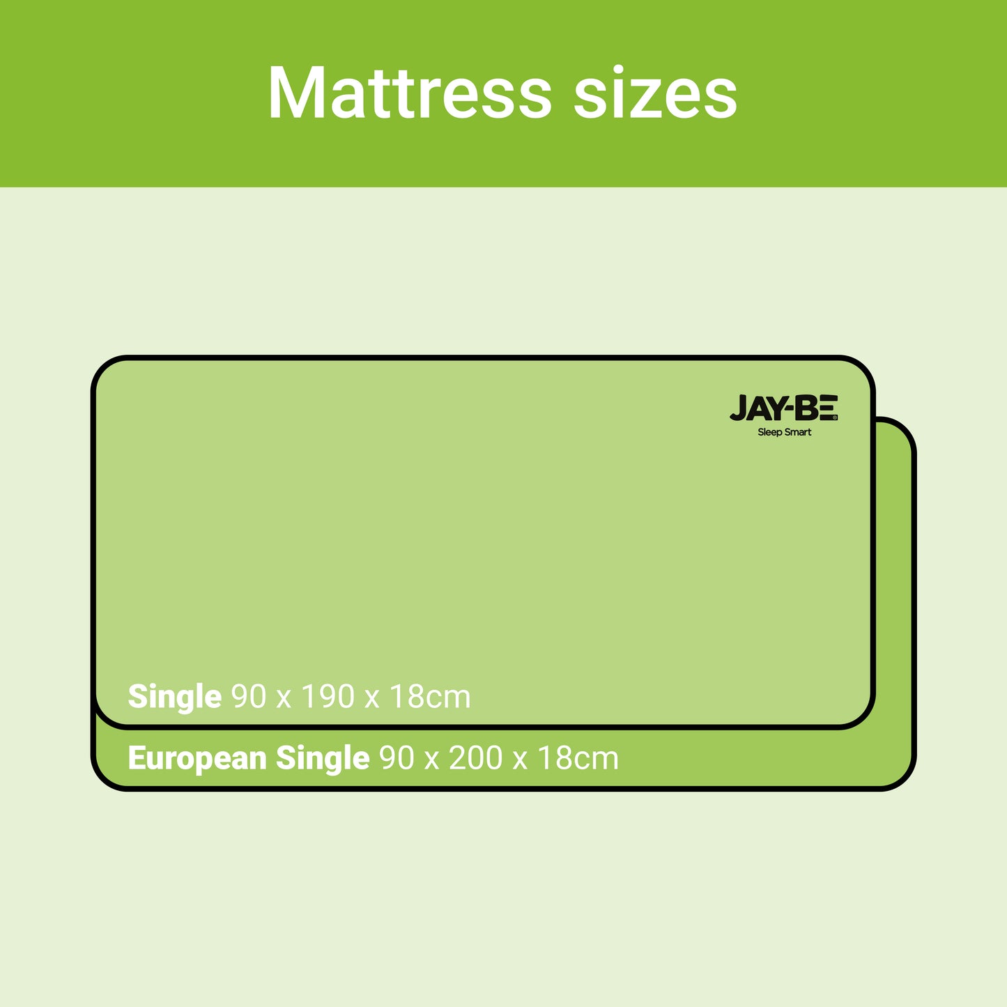 Jay-Be Simply Kids Anti-Allergy Foam Free Sprung Mattress 90 x 200cm