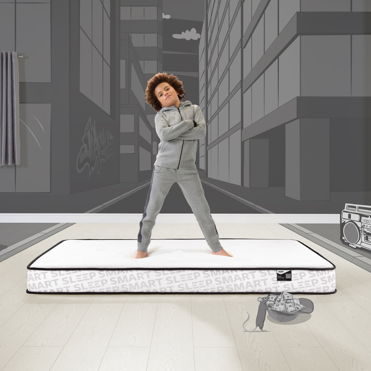 Jay-Be Bunk e-Sprung Single Mattress 90 x 190cm