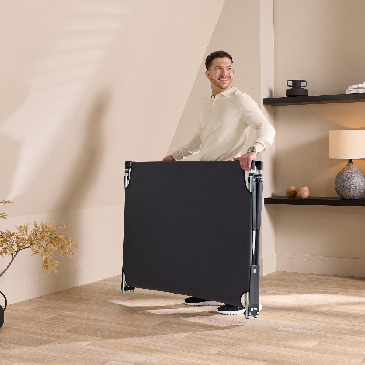 Jay-Be CE120 Compact Folding Bed with Comfort Mattress - Small Double