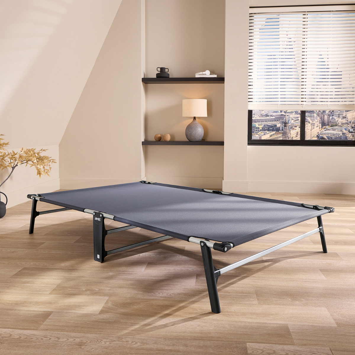 Jay-Be CE120 Compact Folding Bed with Comfort Mattress - Small Double