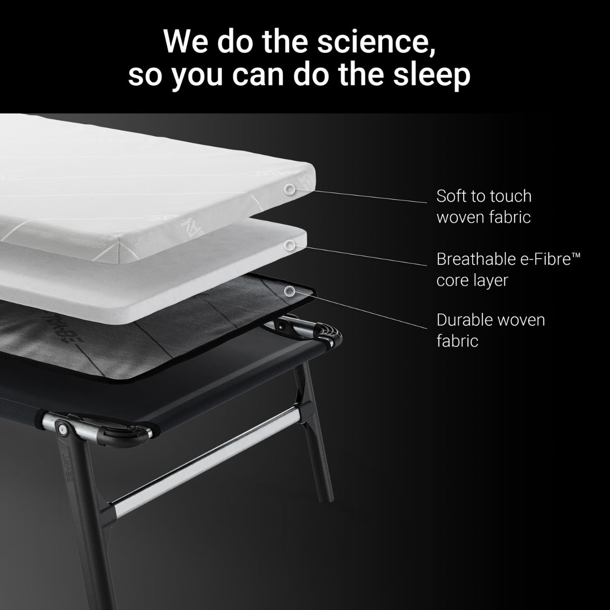 Jay-Be CE70 Compact Folding Single Bed with Comfort White Mattress