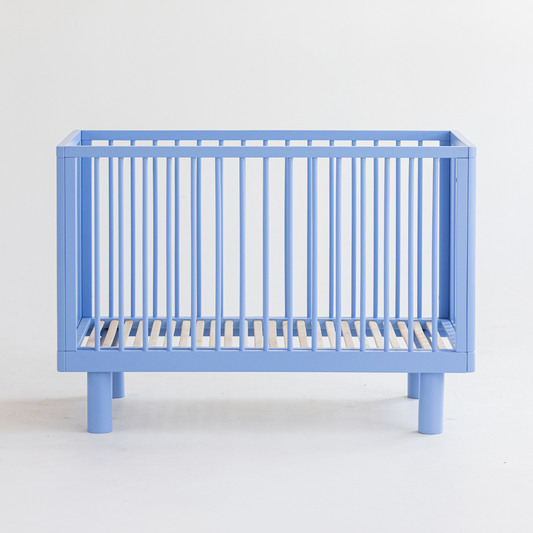 KARL & FRIC Nox cot 120 x 60cm blue inc conversion rail