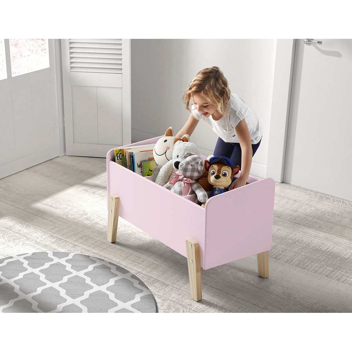 VIPACK JAXX KIDDY toy box pink