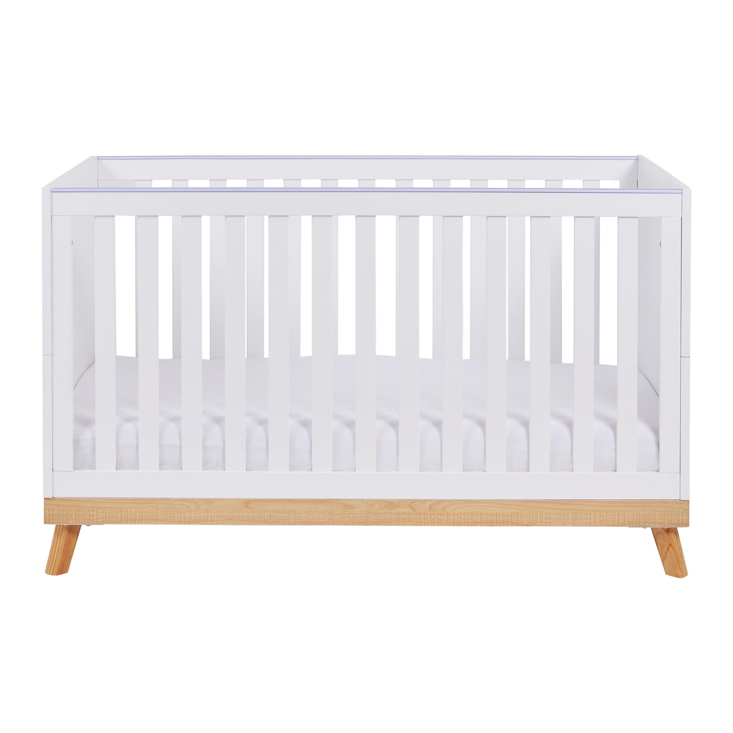 Babymore Mona Cot Bed 140 x 70cm White
